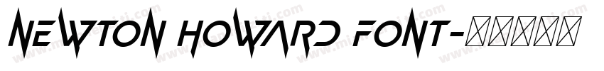 Newton Howard Font字体转换